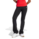 Leggings Essentials Small Logo Flared - Nero