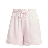 Short Essentials Linear French Terry - Rosa / Bianco (Clear Pink)