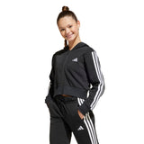 Felpa con Cappuccio Essentials Full-Zip Junior - Nero