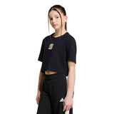 T-shirt Stadium Graphic Cropped Junior - Nero