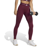 Leggings Hyperglam 3-Stripes Full-Length - Rosso