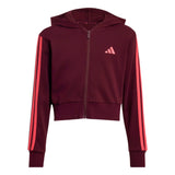 Felpa con Cappuccio e Zip Essentials Bambino - Rosso