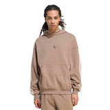 Felpa con Cappuccio KIT 3-Stripes - Beige