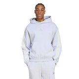 Felpa con Cappuccio KIT 3-Stripes - Grigio