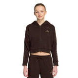 Felpa con Cappuccio e Zip Seasonals Animal - Marrone