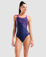 Costume Intero Kikko - Blu Navy/Fucsia