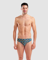 Costume Slip Multistampa - Blu Multicolor