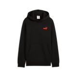 Felpa Essentials Logo Lab Brand Back Graphic Hoodie Fleece Boys - Nero