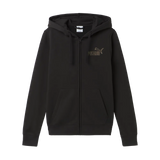 Felpa Essentials+ RHINESTONE Full-Zip Hoodie Fleece - Nero