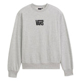 Felpa Girocollo Stretch Logo - Grigio Melange