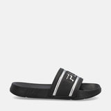 Ciabatte Morro Bay Logo Nero/Argento