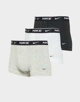 Boxer Trunk Cotton Stretch (Confezione da 3) - White/White/Whi