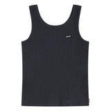 Top a Costine con Logo - Black