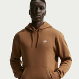 Felpa Club Pullover con Cappuccio - Marrone