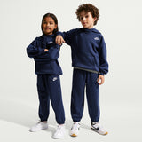 Tuta Club Fleece Oversize 2 Pezzi - Blu Navy