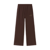 Pantaloni Essentials Elevated High-Waist Straight Leg Pant - Marrone Cioccolato