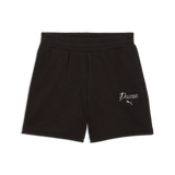 ESS Script High-waist Shorts 5" - Nero