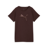 T-shirt Essentials Sequins da donna - Marrone Cioccolato