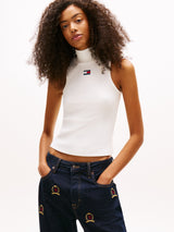 Felpa Logo Crew - Ecru