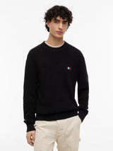 Maglione Regular Badge - Black