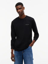 T-Shirt Linear Slim - Black