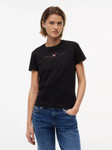 T-Shirt Regular Linear - Black