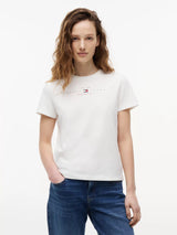 T-Shirt Regular Linear - Ecru