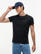 T-Shirt Slim Jersey - Tommy Black