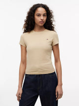 T-Shirt Slim Neck - Gentle Gold