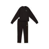 Tuta loungewear in pile da donna - Nero