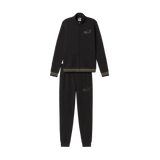 Tuta Essentials+RHINESTONE Full-Zip Suit Fleece - Nero