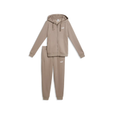 Tuta Hooded Sweat Suit Full-Zip Fleece - Grigio Topo