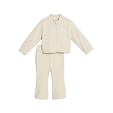 Tuta Essentials Elevated a coste per bimbi ai primi passi - Bianco Neve