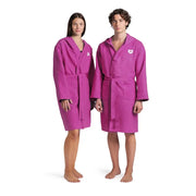 Accappatoio Arena Compact Microfibre Rosa Shocking/Bianco