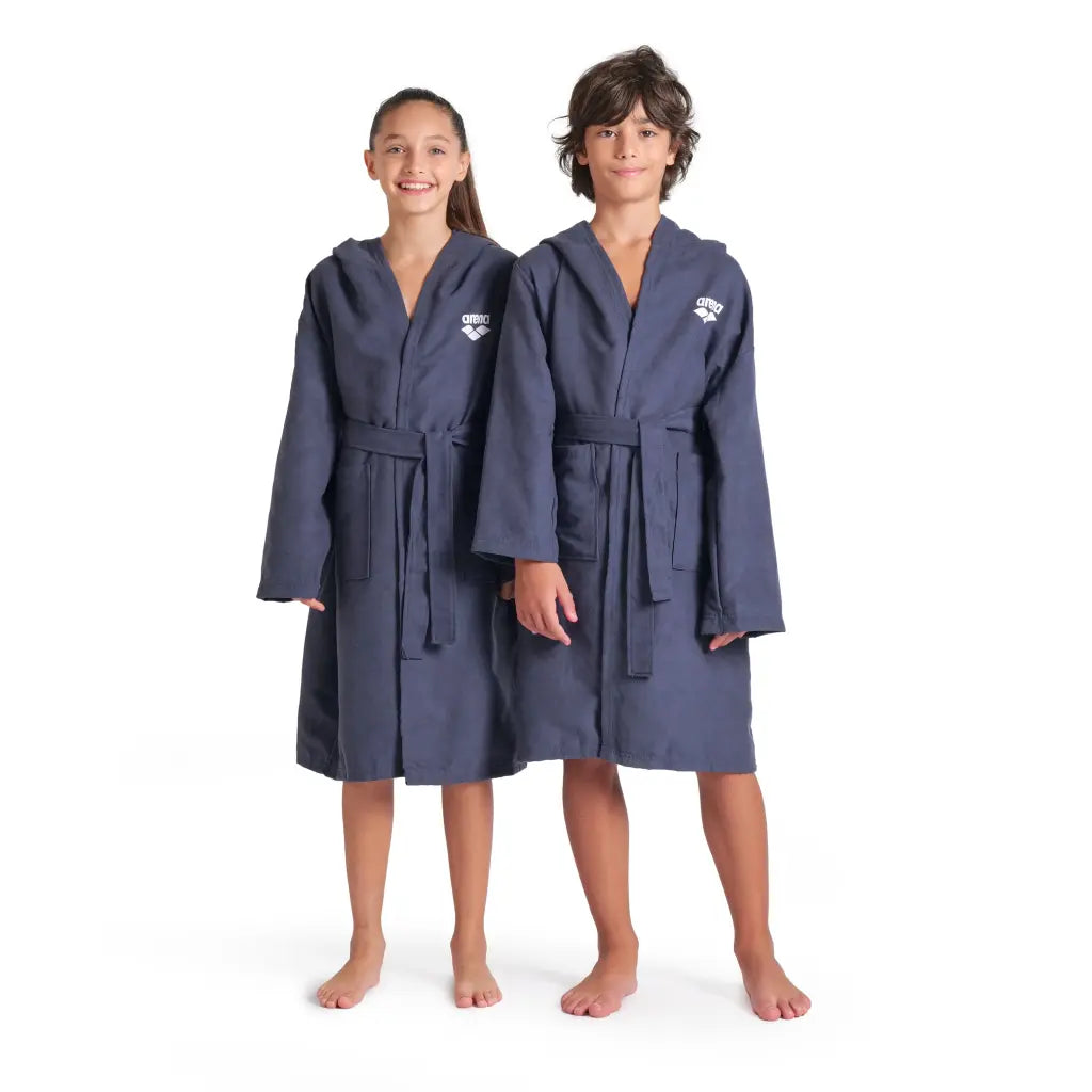 Accappatoio Arena Zeal Blu Navy/Bianco - fronte