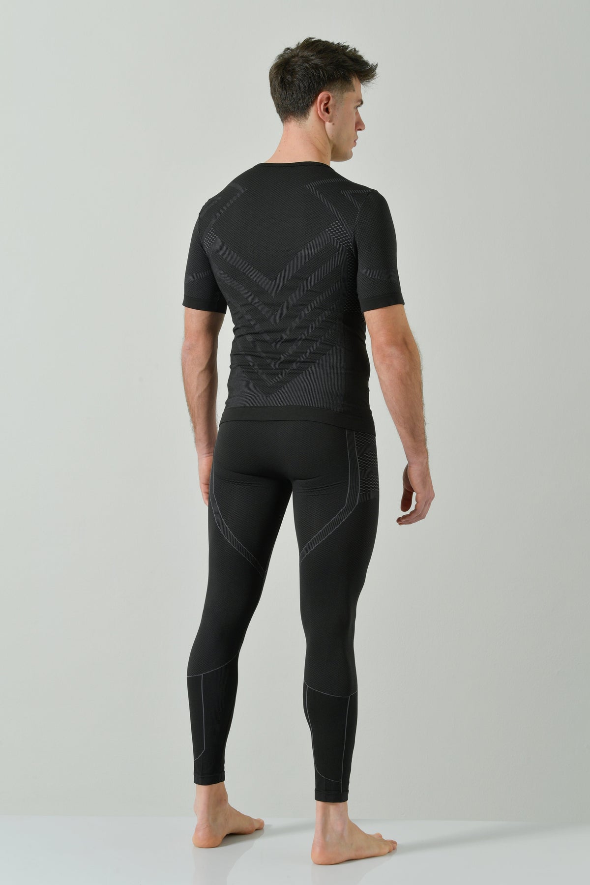 Risalti Maglia Termica Uomo Manica Corta Energy - Antracite