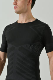 Risalti Maglia Termica Uomo Manica Corta Energy - Antracite