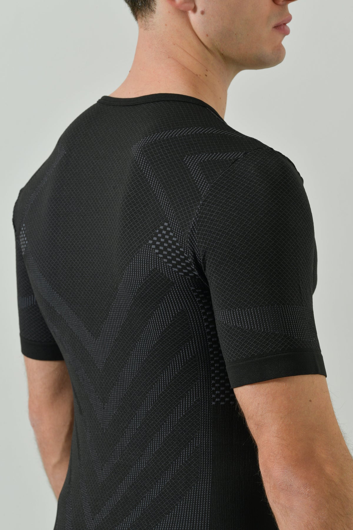 Risalti Maglia Termica Uomo Manica Corta Energy - Antracite