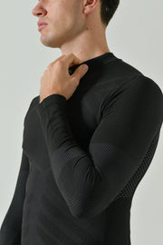 Risalti Maglia Termica Uomo Collo Alto Energy - Antracite