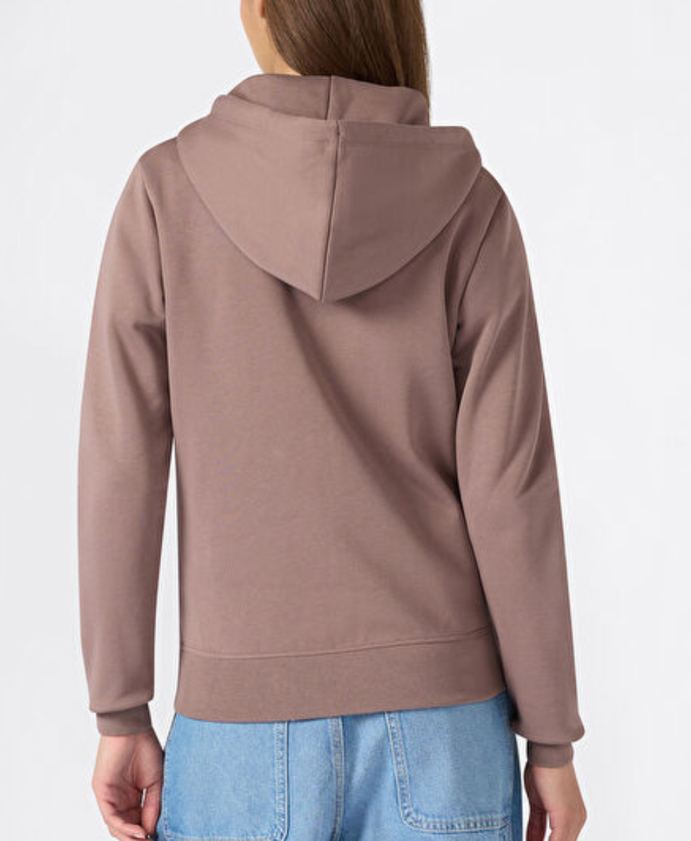 Felpa con Zip Intera Icons - Marrone Chiaro