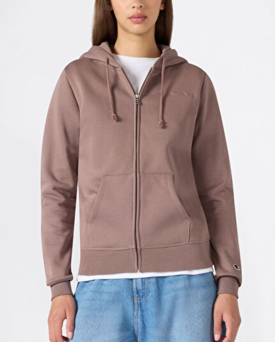 Felpa con Zip Intera Icons - Marrone Chiaro