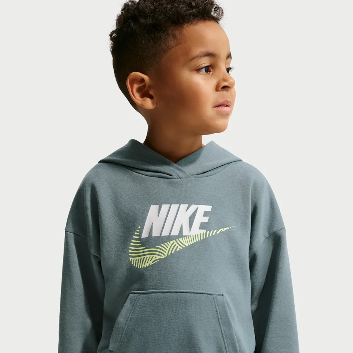 Tuta Sportswear Oversize Fleece Bambino - Nero