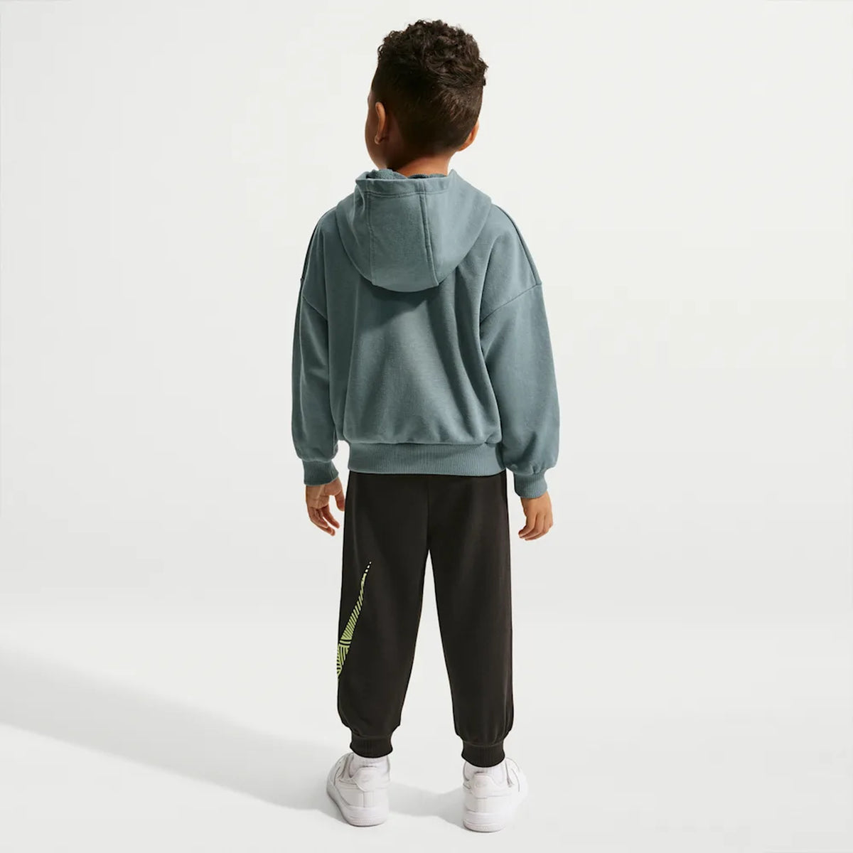 Tuta Sportswear Oversize Fleece Bambino - Nero