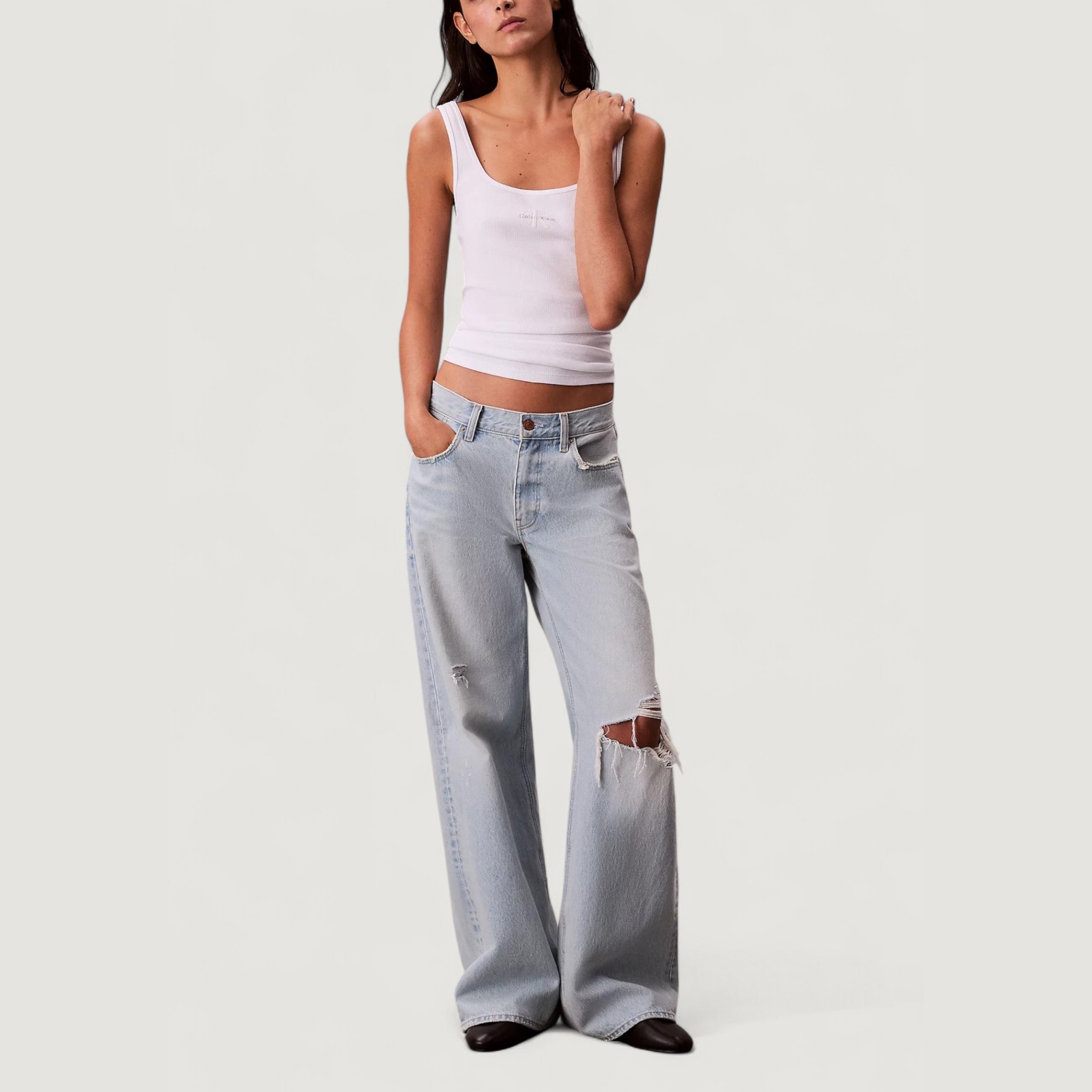 Calvin Klein Top Bright White
