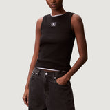 Top Woven Label 2 X 2 Baby - Nero
