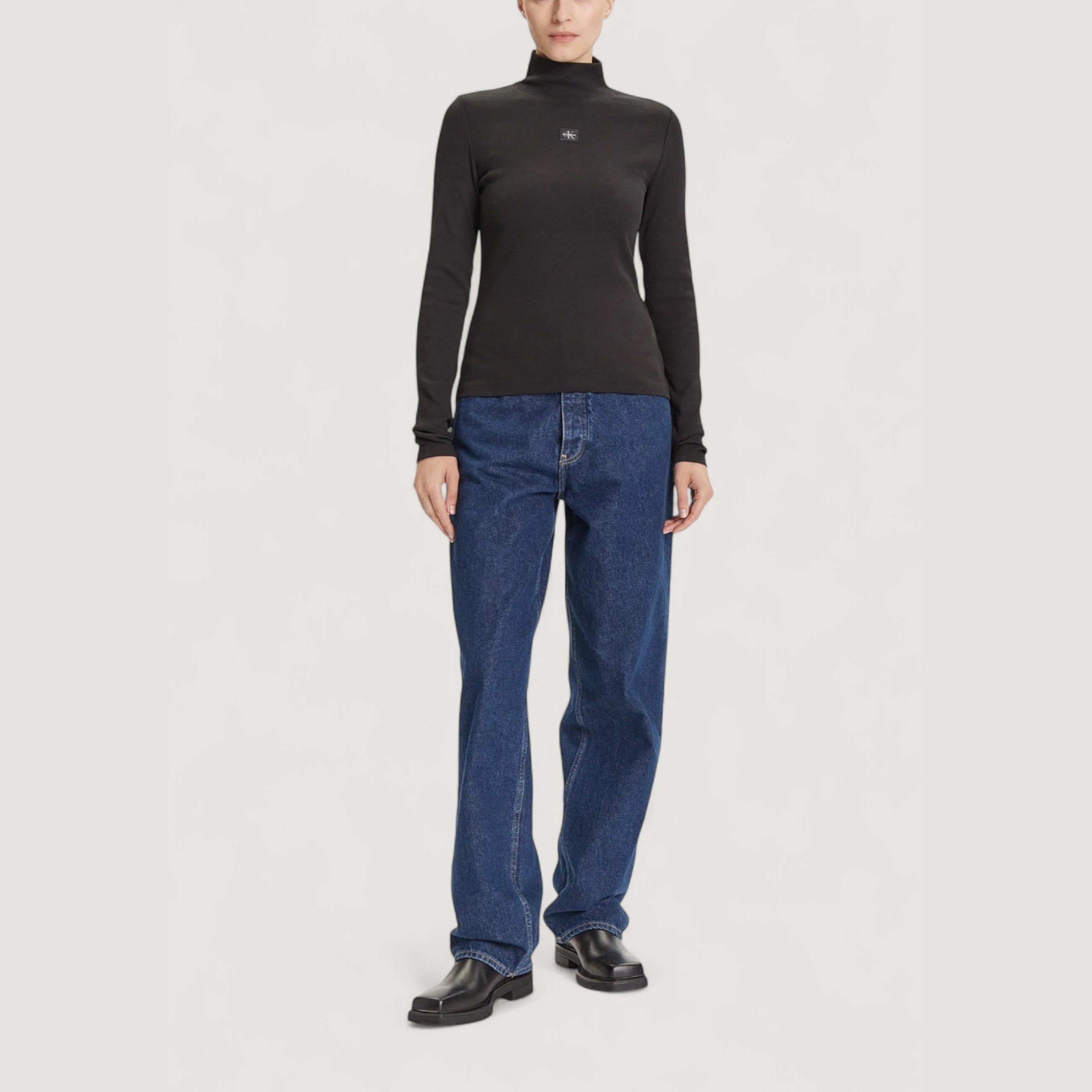 Calvin Klein Maglia a Maniche Lunghe Black
