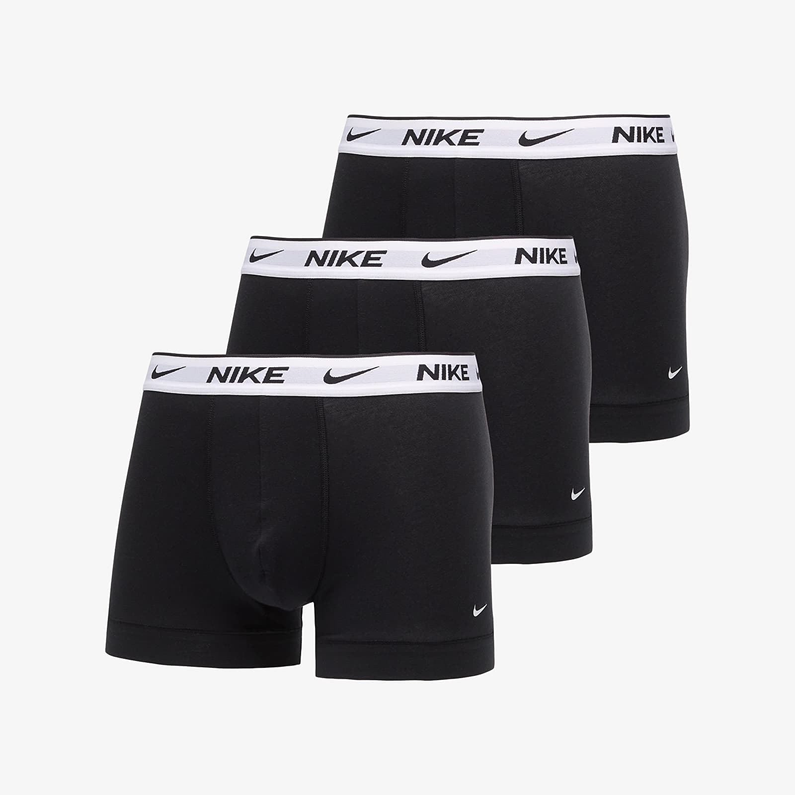 Boxer Trunk con Elastico Logato (3 Pezzi) - Nero