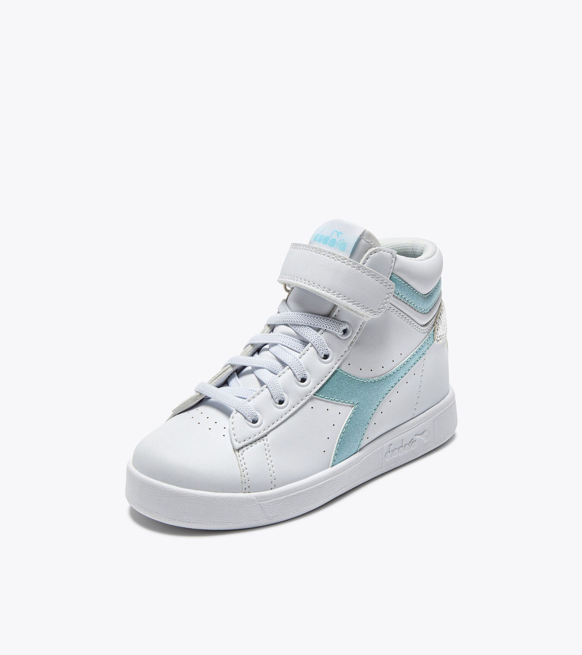 Sneakers Game P High Ballet Bambino - Bianco / Azzurro