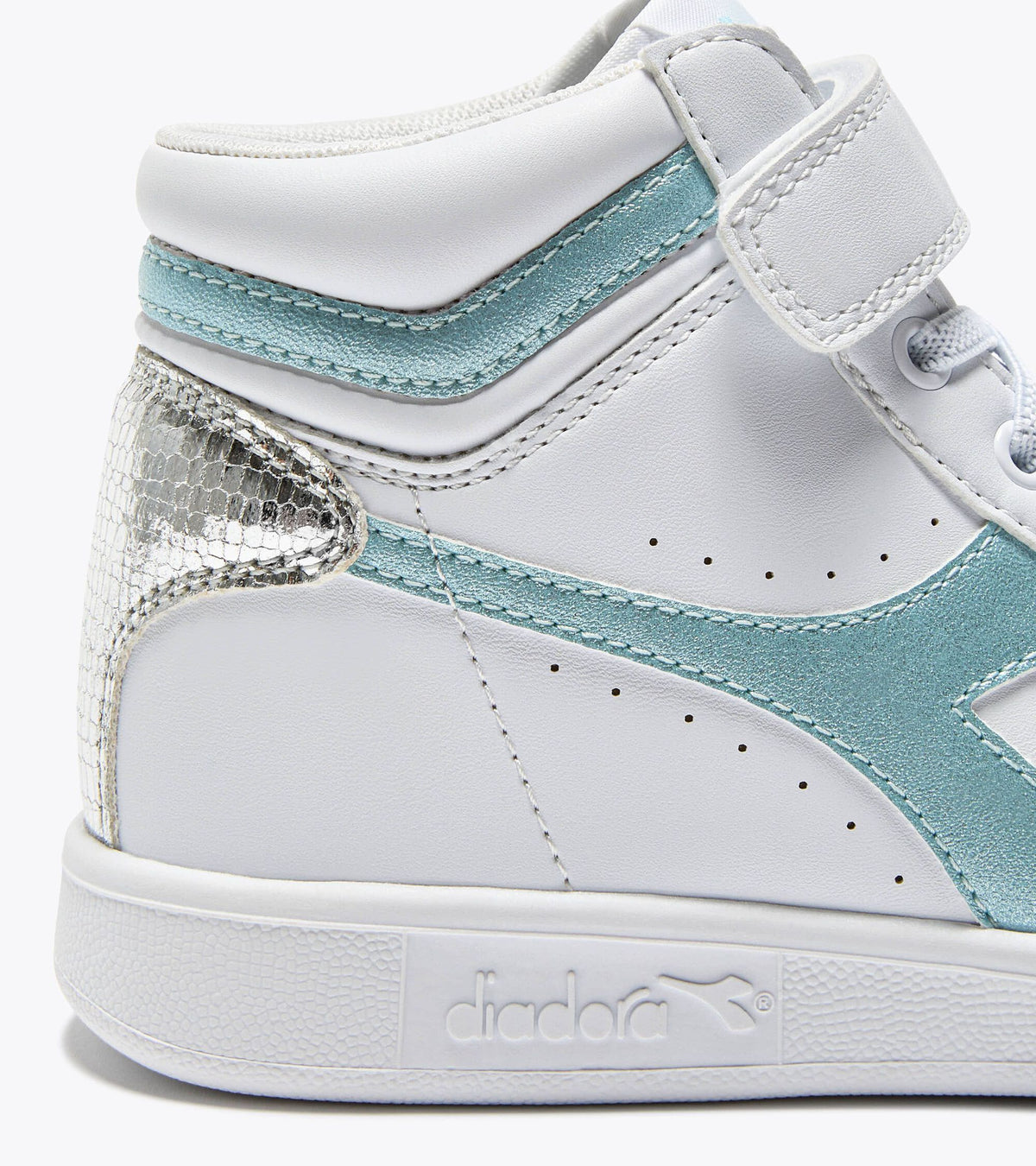 Sneakers Game P High Ballet Bambino - Bianco / Azzurro