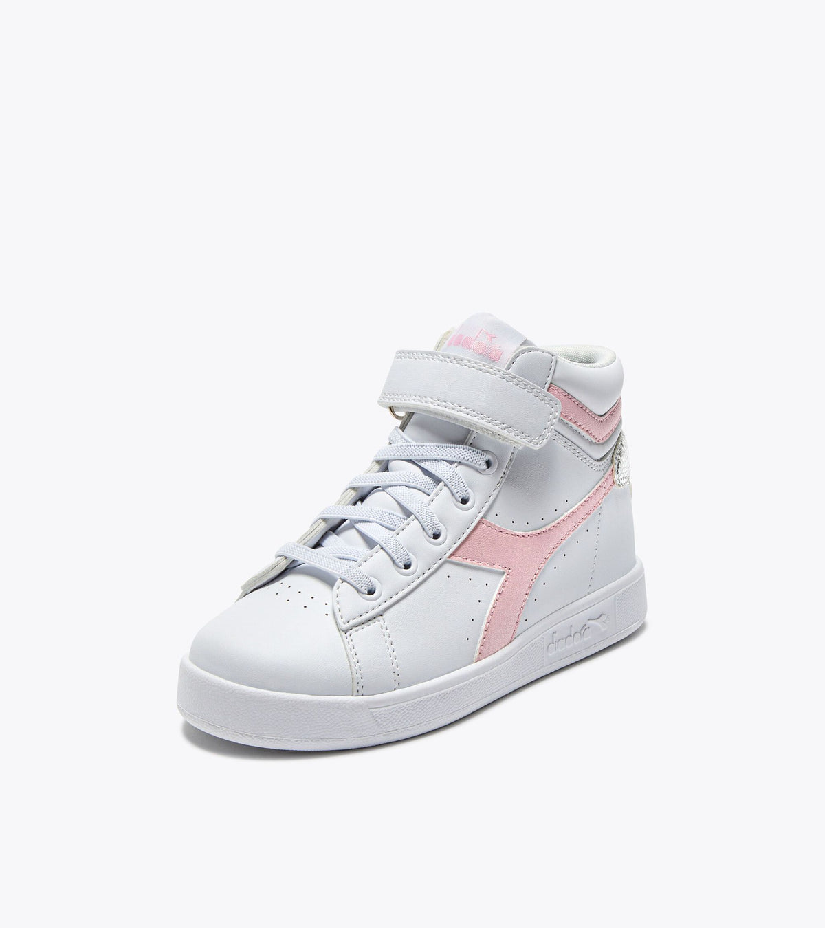 Sneakers Game P High Ballet Bambino - Bianco / Rosa